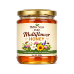 Pure Multiflowered Honey glass jar