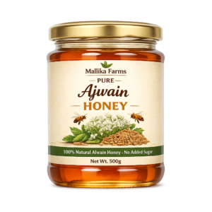 Mallika Farms Pure Ajwain Honey Jar