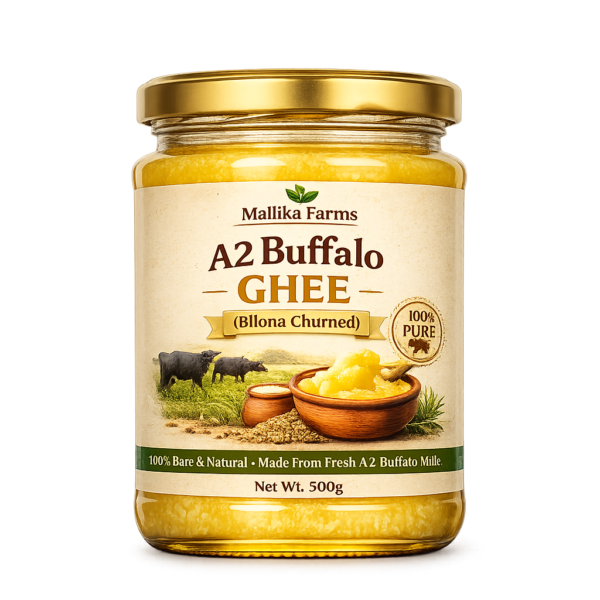 Mallika Farms A2 Buffalo Ghee Jar
