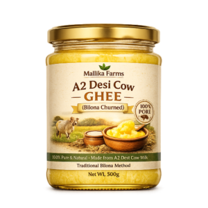 Mallika Farms A2 Desi Cow Ghee Jar