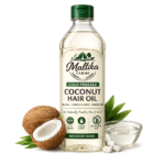 Mallika Farms Coconut Hair Oil Product Display