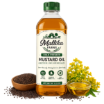 Mallika Farms Mustard Oil Product Display