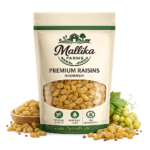 Mallika Farms Premium Raisins Display