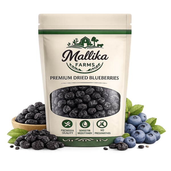 Mallika Farms Premium Dried Blueberries