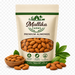 Premium Mallika Farms Almond Pouch