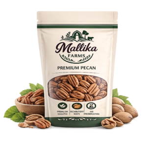 Mallika Farms Premium Pecans on Display