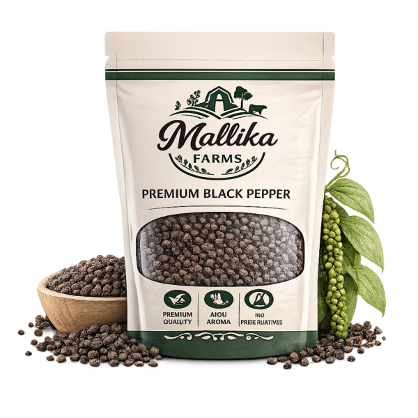Mallika Farms Premium Black Pepper Display