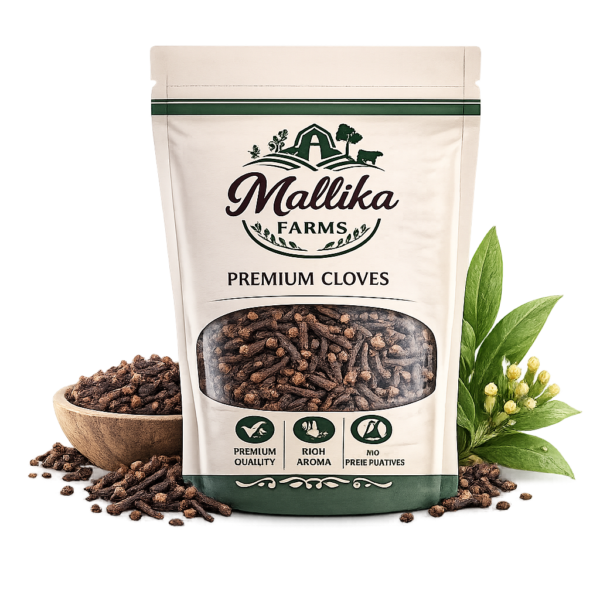 Mallika Farms Premium Cloves Display