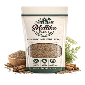 Mallika Farms Premium Cumin Seeds Display