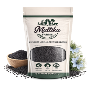 Mallika Farms Nigella Seeds Display