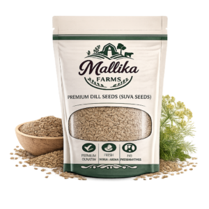 Mallika Farms Premium Dill Seeds Display